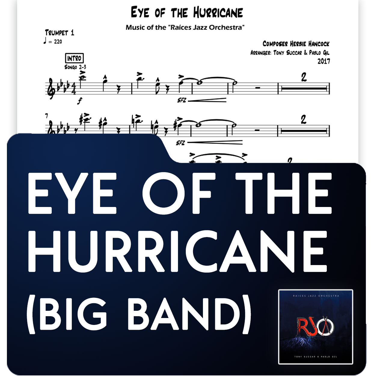 Partitura: Eye Of The Hurricane (Big Band Arrangement)