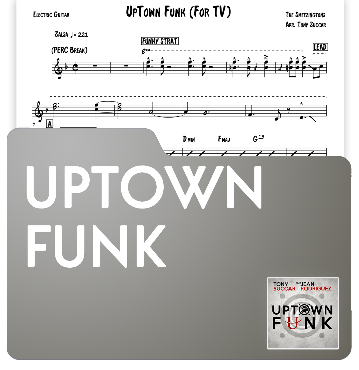 Partitura: Uptown Funk